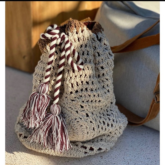 crochet backpack straps